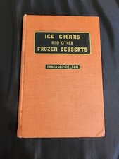 Ice Creams & Other Frozen Desserts Cookbook Frandsen-Nelson Vtg 1950 Hardcover segunda mano  Embacar hacia Mexico