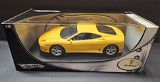 Carro Ferrari 360 Modena amarelo escala 1/18 fundido - 54602 - por Hot Wheels na caixa comprar usado  Enviando para Brazil