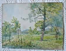 Aquarelle xixe villa d'occasion  Carqueiranne