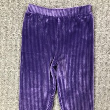 Calça Monica & Andy bebê meninas 9m 12m mês veludo roxo puxar comprar usado  Enviando para Brazil