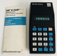 Sinclair oxford 200 for sale  WELWYN GARDEN CITY