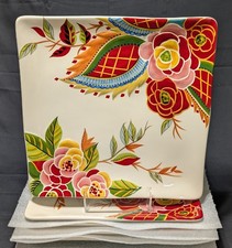 Vida por Eva Mendes para Espana Rose Print 5 pratos quadrados de jantar 11" comprar usado Vida por Eva Mendes para Espana Rose Print 5 pratos quadrados de jantar 11" comprar usado  Enviando para Brazil