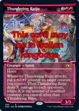 MTG THUNDERING RAIJU 389 EXC - RAIJU TONANTE - NEO X IT - MAGIC comprar usado  Enviando para Brazil