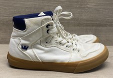 Tênis de Skate Masculino Supra Vaider Marfim Branco Justin Bieber Hi High Top Tamanho 9 comprar usado  Enviando para Brazil