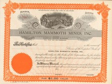 Hamilton mammoth mines for sale  Jacksonville