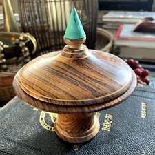 Turned wood lidded for sale  Salem