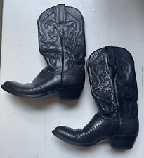 Lucchese black lizard for sale  New York