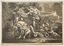 Alexis LOIR - Vénus et Adonis. Gravure d'après Nicolas LOIR. MYTHOLOGIE na sprzedaż  Wysyłka do Poland