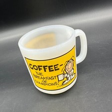 Caneca vintage década de 1970 café The Breakfast Of Champions copo de leite kitschy comprar usado  Enviando para Brazil