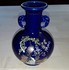 Porzellanvase fine kobalt gebraucht kaufen  Schönkirchen