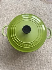 Forno holandês vintage verde kiwi ferro fundido Le Creuset comprar usado  Enviando para Brazil