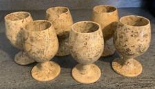 Fossil stone goblets for sale  STAFFORD