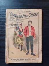 Livre chanteur fin d'occasion  Le Havre-