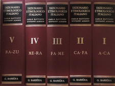 Dizionario etimologico italian usato  Roma