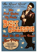 Dizzy gillespie poster for sale  Wellington
