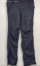 Calça jogger Lululemon feminina cinza bolsos elásticos roupa ativa tamanho 10 comprar usado  Enviando para Brazil