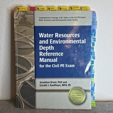 PPI Water Resources and Environmental Depth Reference Manual Civil PE Exam segunda mano PPI Water Resources and Environmental Depth Reference Manual Civil PE Exam segunda mano  Embacar hacia Mexico