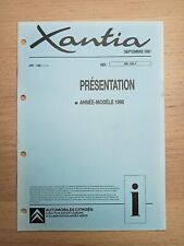 (344B) Manuel d'atelier CITROEN Xantia - Présentation, Année-modèle 1998. comprar usado  Enviando para Brazil