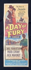 POSTER DO FILME: A Day Of Fury pôster original do filme 1956 Dale Robertson comprar usado  Enviando para Brazil