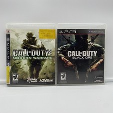 PS3 Call Of Duty4 Modern Warfare & Complete Black Ops 1 com estojo, disco e manual comprar usado PS3 Call Of Duty4 Modern Warfare & Complete Black Ops 1 com estojo, disco e manual comprar usado  Enviando para Brazil
