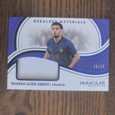 Warren Zaire-Emery 2023-24 Panini Immaculate Heralded Materials GU Relíquia /25 comprar usado  Enviando para Brazil