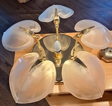 Deckenlampe vergoldet gebraucht kaufen  Joachimsthal