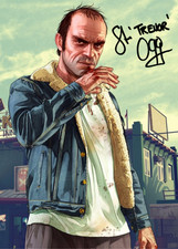 Foto autografada impressa GTA V assinada por Trevor Phillips 7x5 *ÓTIMO PRESENTE* comprar usado  Enviando para Brazil