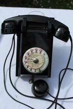 Téléphone mural bakélite d'occasion  Langoiran