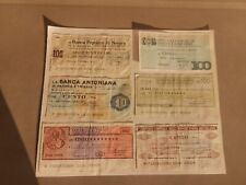 Lotto miniassegni assegni usato  Bologna