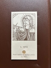 Usado, SANTINO HOLY CARD SANTA RITA  CON RELIQUIA comprar usado  Enviando para Brazil