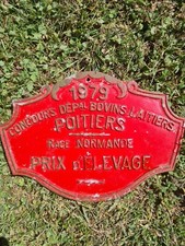 Ancienne plaque agricole d'occasion  Le Poinçonnet
