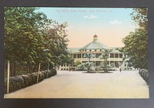 Usado, 63253 Hot Wells Bath House, San Antonio, Texas TX - Cartão postal antigo comprar usado  Enviando para Brazil