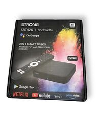 STRONG SRT420 AndroidTV-Streaming DVB-T2 Receptor B-Ware segunda mano  Embacar hacia Mexico