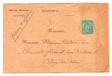 Lettre affranchie 5c d'occasion  Cournon-d'Auvergne