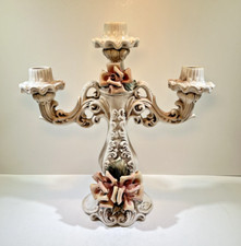 Vintage capodimonte candleabra for sale  Milltown