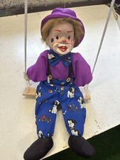 Clown puppe keramikkopf gebraucht kaufen  Falkenstein