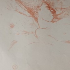 Lithographie toulouse lautrec d'occasion  Villeneuve-la-Guyard