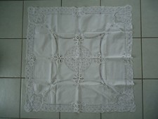 Nappe coton dentelle d'occasion  Habsheim