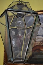 Lampadario lanterna vintage usato  Roma
