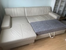 Eckcouch leder schlaffunktion gebraucht kaufen  Altmannstein