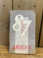 Oem 1987 dodge for sale  Cornell
