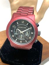 Relógio masculino Michael Kors MK9148 passarela quartzo mostrador preto vermelho aço inoxidável 45mm comprar usado Relógio masculino Michael Kors MK9148 passarela quartzo mostrador preto vermelho aço inoxidável 45mm comprar usado  Enviando para Brazil