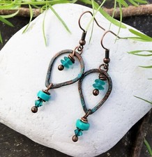 Boucles oreilles rustiques d'occasion  Fécamp