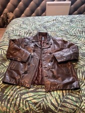 Veste cuir vintage d'occasion  Les Rues-des-Vignes