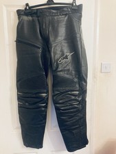 Alpinestars motorcycle leather for sale  EXMOUTH