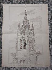 Antique print glasgow for sale  LEICESTER