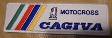 INSIGNIA DE TELA CAGIVA MOTO CROSS ORIGINAL VINTAGE SIN USAR 6"x2" segunda mano  Embacar hacia Argentina