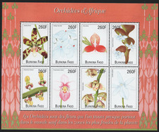 Foglietto orchidee africa usato  Italia
