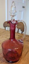 Antique victorian cranberry for sale  LEICESTER