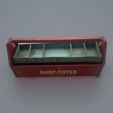 Caixa de ferramentas vintage Shop-Toter 18" metal vermelho com alça e parte superior removível comprar usado  Enviando para Brazil
